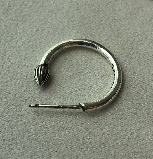후프링 귀걸이